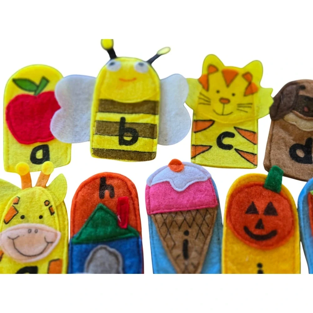 Handmade felt finger